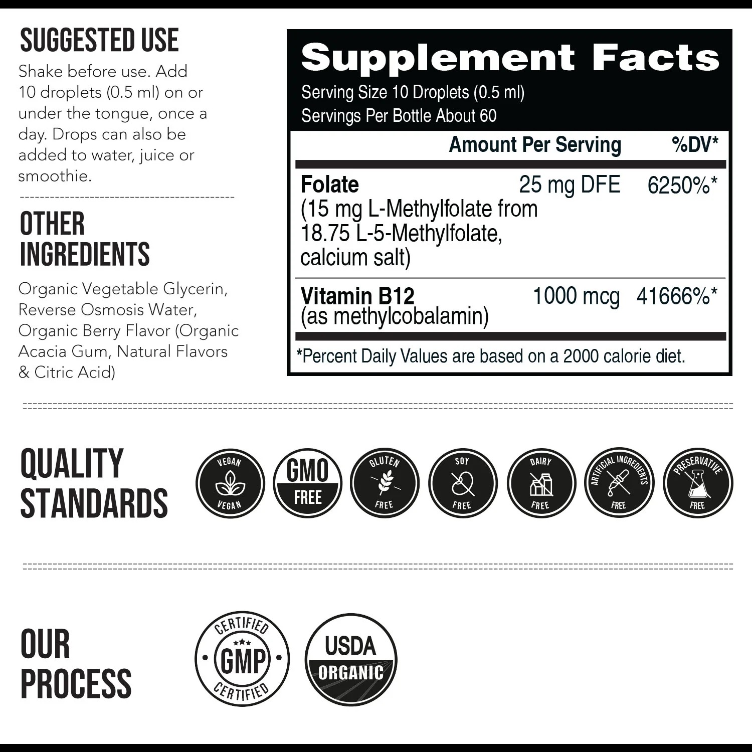 AT2A supplement facts and quality standards
